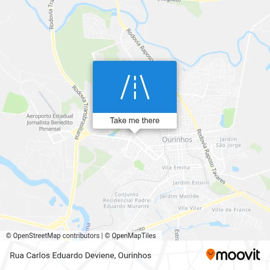 Rua Carlos Eduardo Deviene map