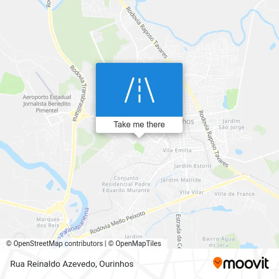 Rua Reinaldo Azevedo map