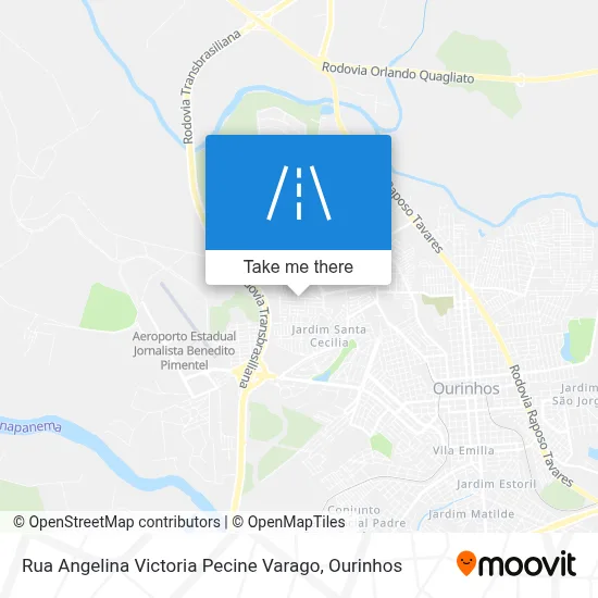 Rua Angelina Victoria Pecine Varago map