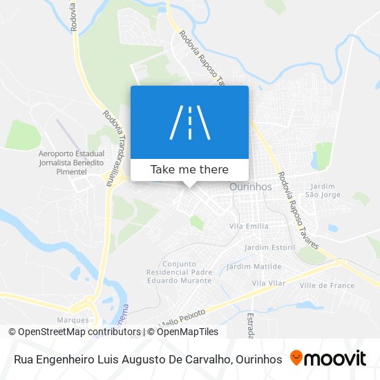 Rua Engenheiro Luis Augusto De Carvalho map