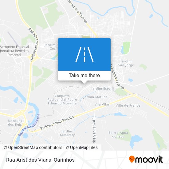 Rua Aristídes Viana map