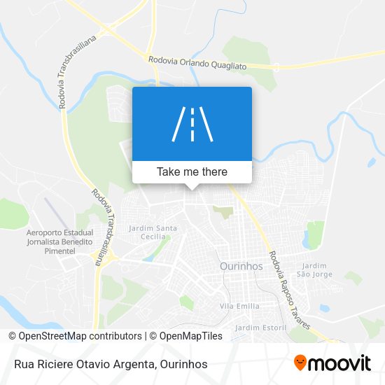 Rua Riciere Otavio Argenta map