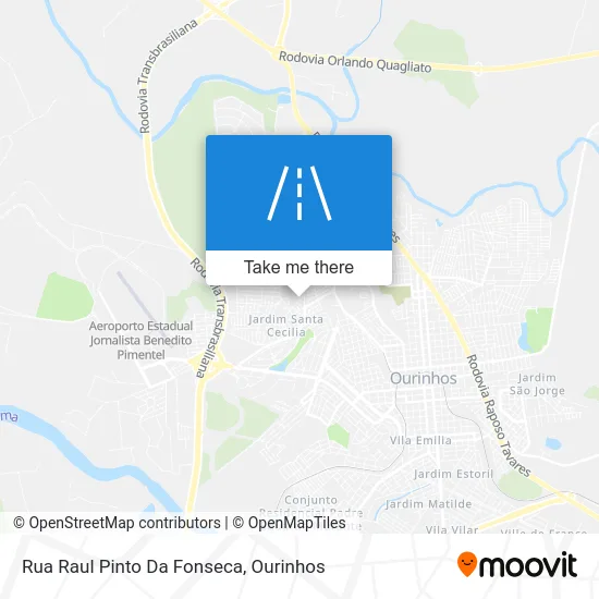 Rua Raul Pinto Da Fonseca map