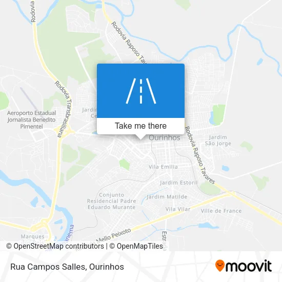Rua Campos Salles map