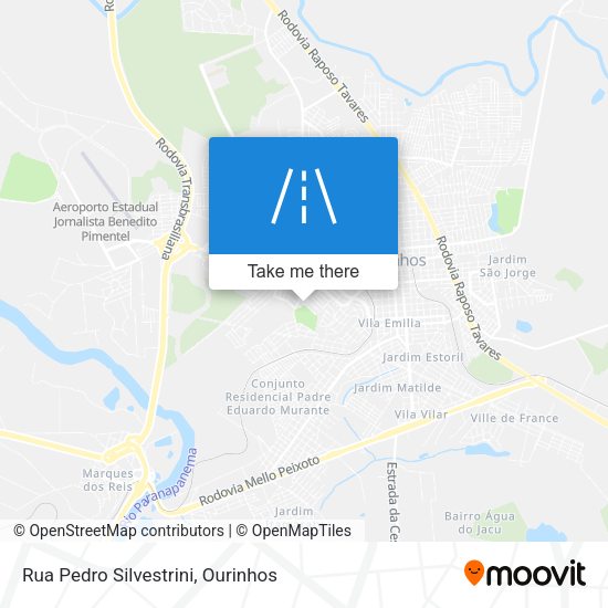 Rua Pedro Silvestrini map