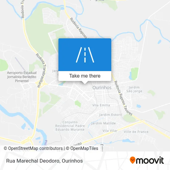 Rua Marechal Deodoro map