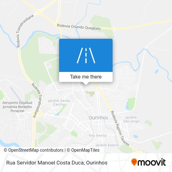 Rua Servidor Manoel Costa Duca map