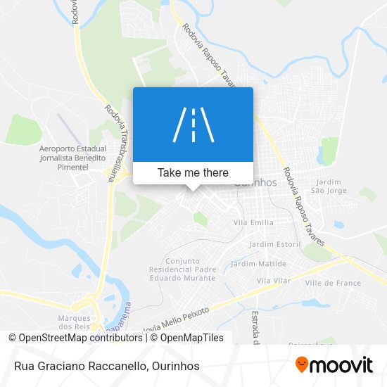 Rua Graciano Raccanello map