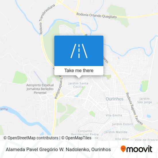 Alameda Pavel Gregório W. Nadolenko map