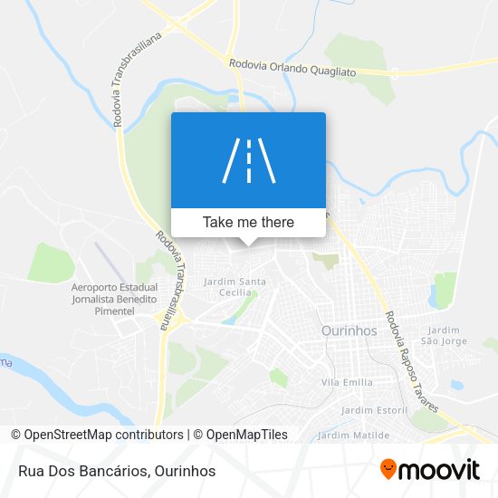 Rua Dos Bancários map