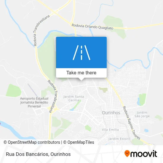 Rua Dos Bancários map