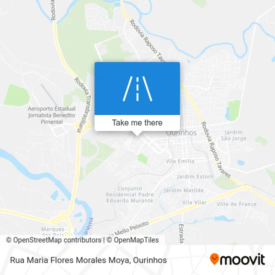Rua Maria Flores Morales Moya map