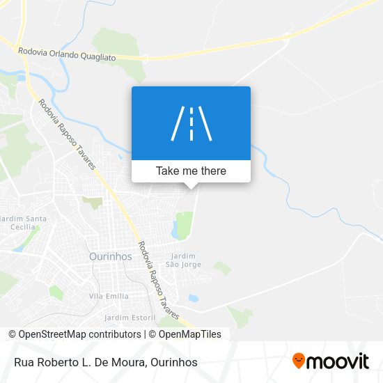 Rua Roberto L. De Moura map