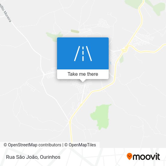 Rua São João map