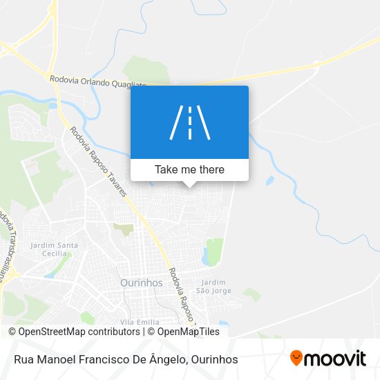 Rua Manoel Francisco De Ângelo map