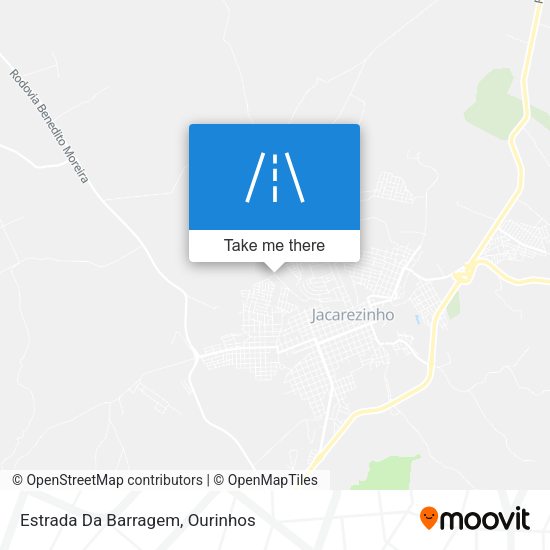 Estrada Da Barragem map