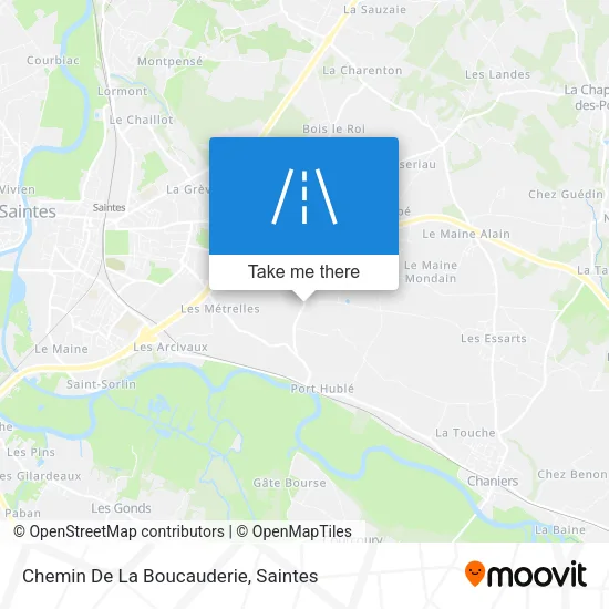 Chemin De La Boucauderie map