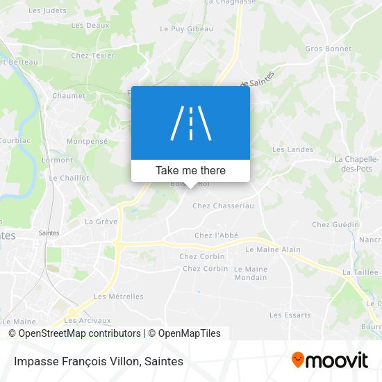 Impasse François Villon map
