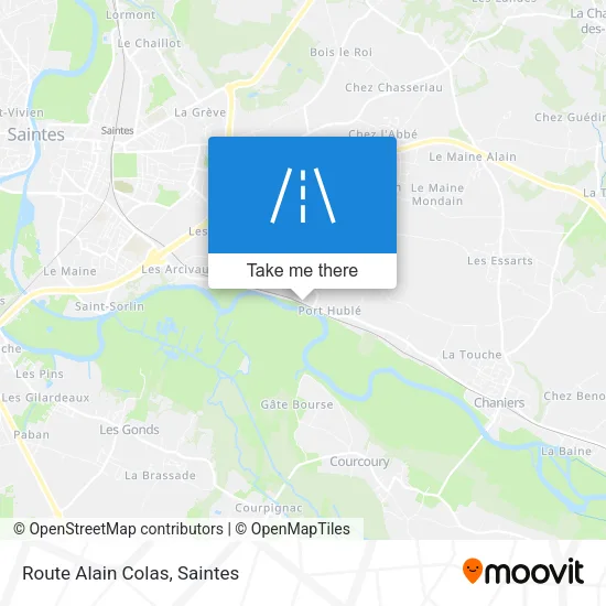 Route Alain Colas map