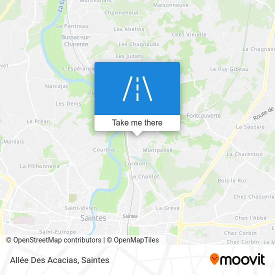 Allée Des Acacias map