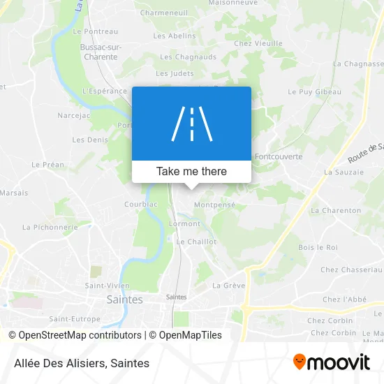 Allée Des Alisiers map