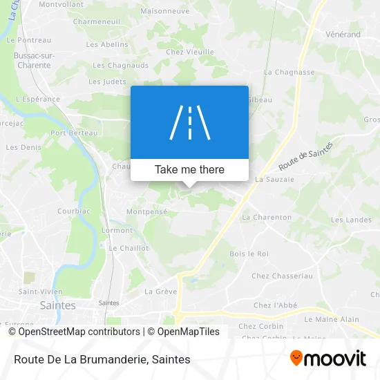 Route De La Brumanderie map