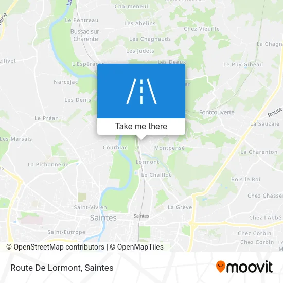 Route De Lormont map