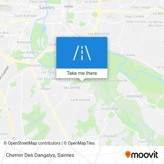 Chemin Des Dangalys map