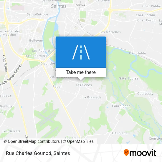 Rue Charles Gounod map
