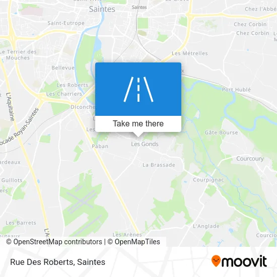 Rue Des Roberts map