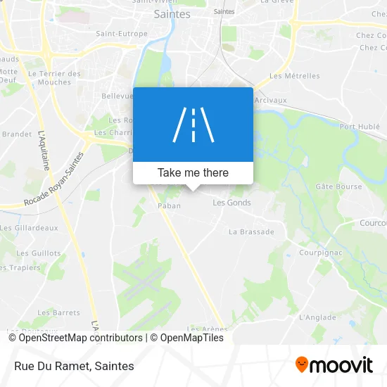 Rue Du Ramet map