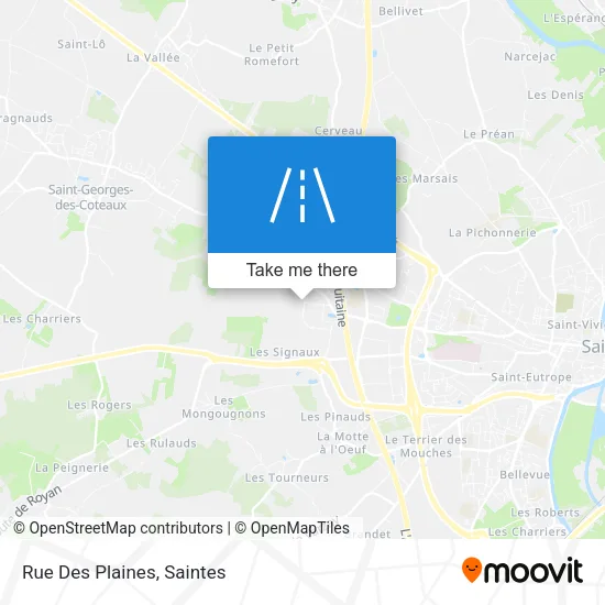 Rue Des Plaines map