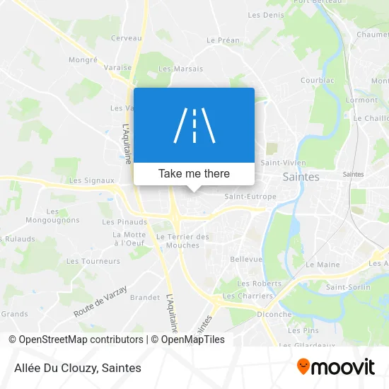Allée Du Clouzy map
