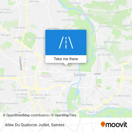 Allée Du Quatorze Juillet map