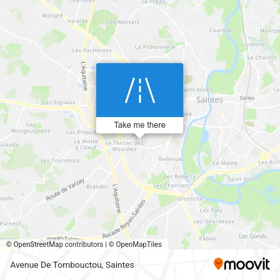 Avenue De Tombouctou map
