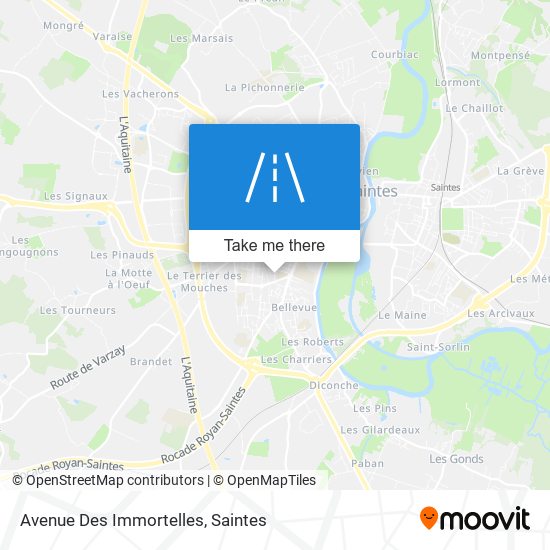 Avenue Des Immortelles map
