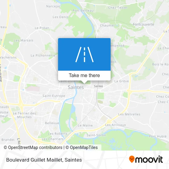 Boulevard Guillet Maillet map