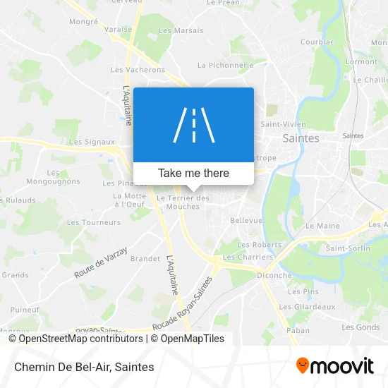 Chemin De Bel-Air map