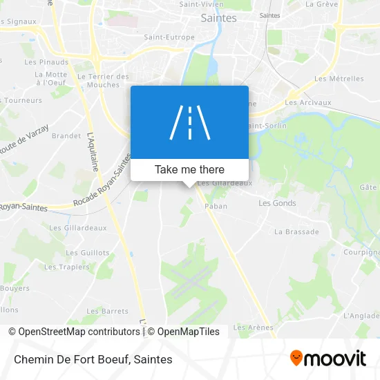 Chemin De Fort Boeuf map