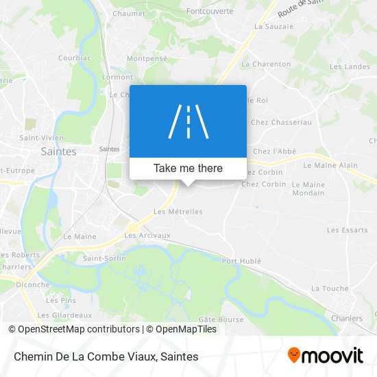 Chemin De La Combe Viaux map