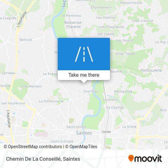 Chemin De La Conseillé map