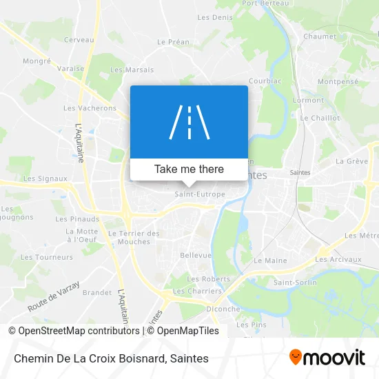 Chemin De La Croix Boisnard map