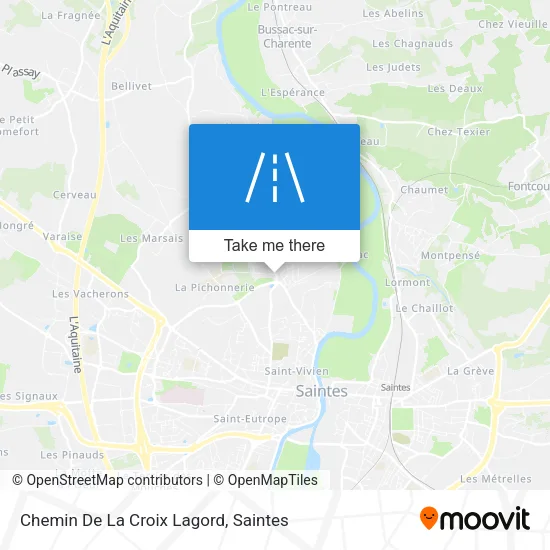Chemin De La Croix Lagord map
