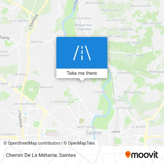 Chemin De La Métairie map