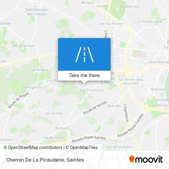 Chemin De La Picauderie map