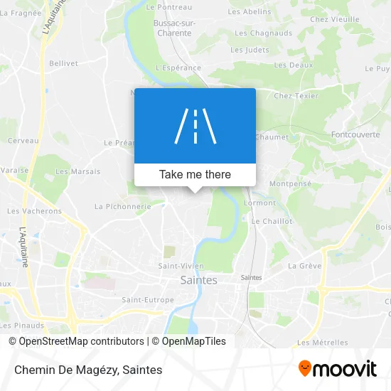 Chemin De Magézy map