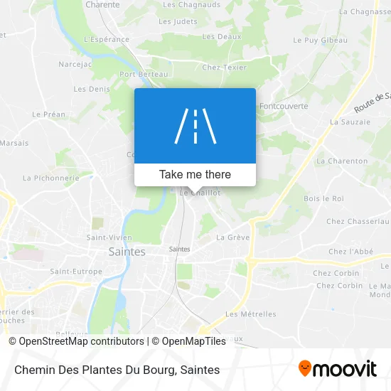 Chemin Des Plantes Du Bourg map