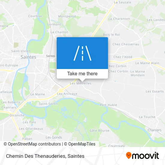 Chemin Des Thenauderies map