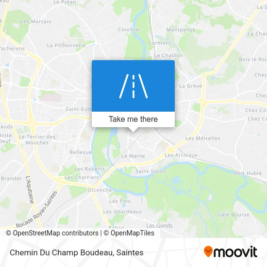 Chemin Du Champ Boudeau map