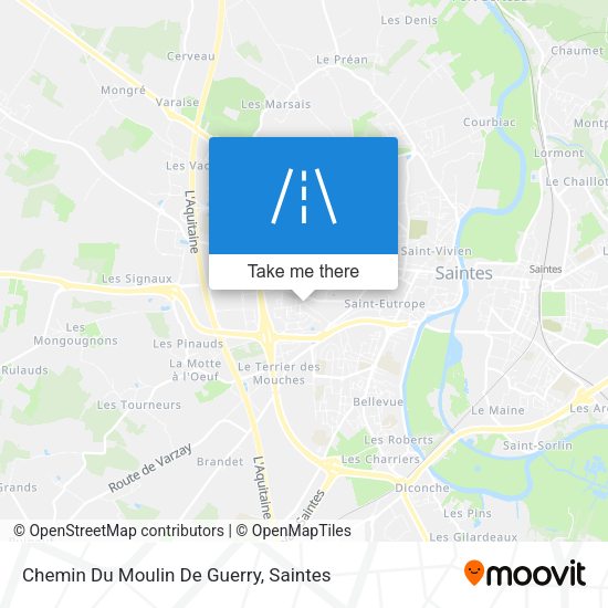 Chemin Du Moulin De Guerry map